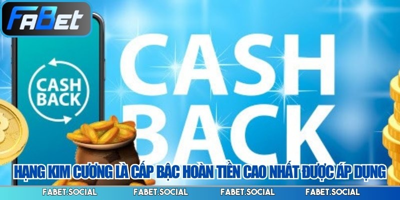 Hạng kim cương là cấp bậc hoàn tiền cao nhất được áp dụng