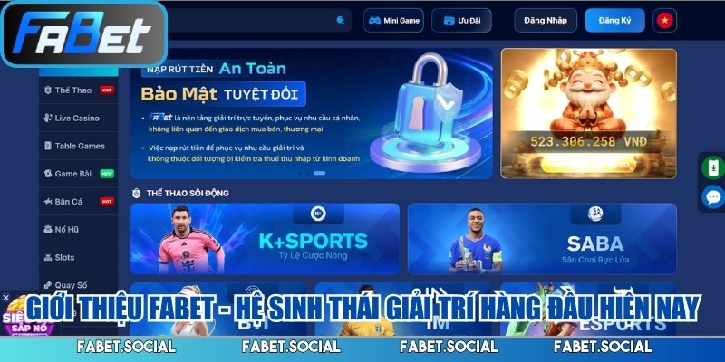 Giới Thiệu FABET – Không Gian Chơi Trực Tuyến Hiện Đại Giới thiệu FABET - Hệ sinh thái giải trí hàng đầu hiện nay