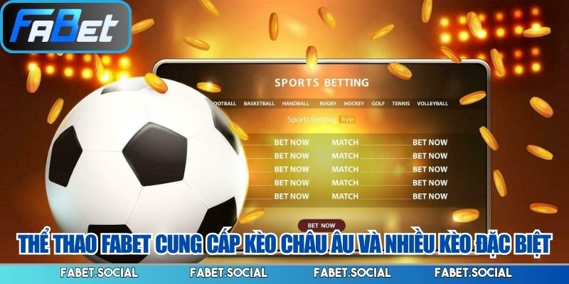 Thể thao FABET cung cấp kèo châu Âu và nhiều kèo đặc biệt